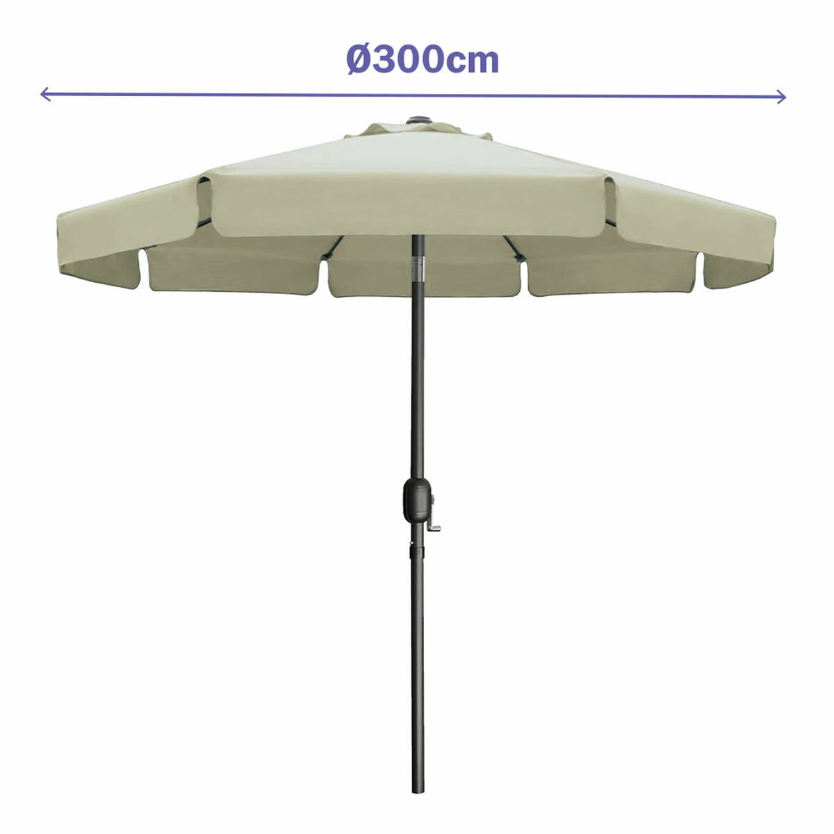 Naperny? Marbueno Beige Ø 300 cm - 2