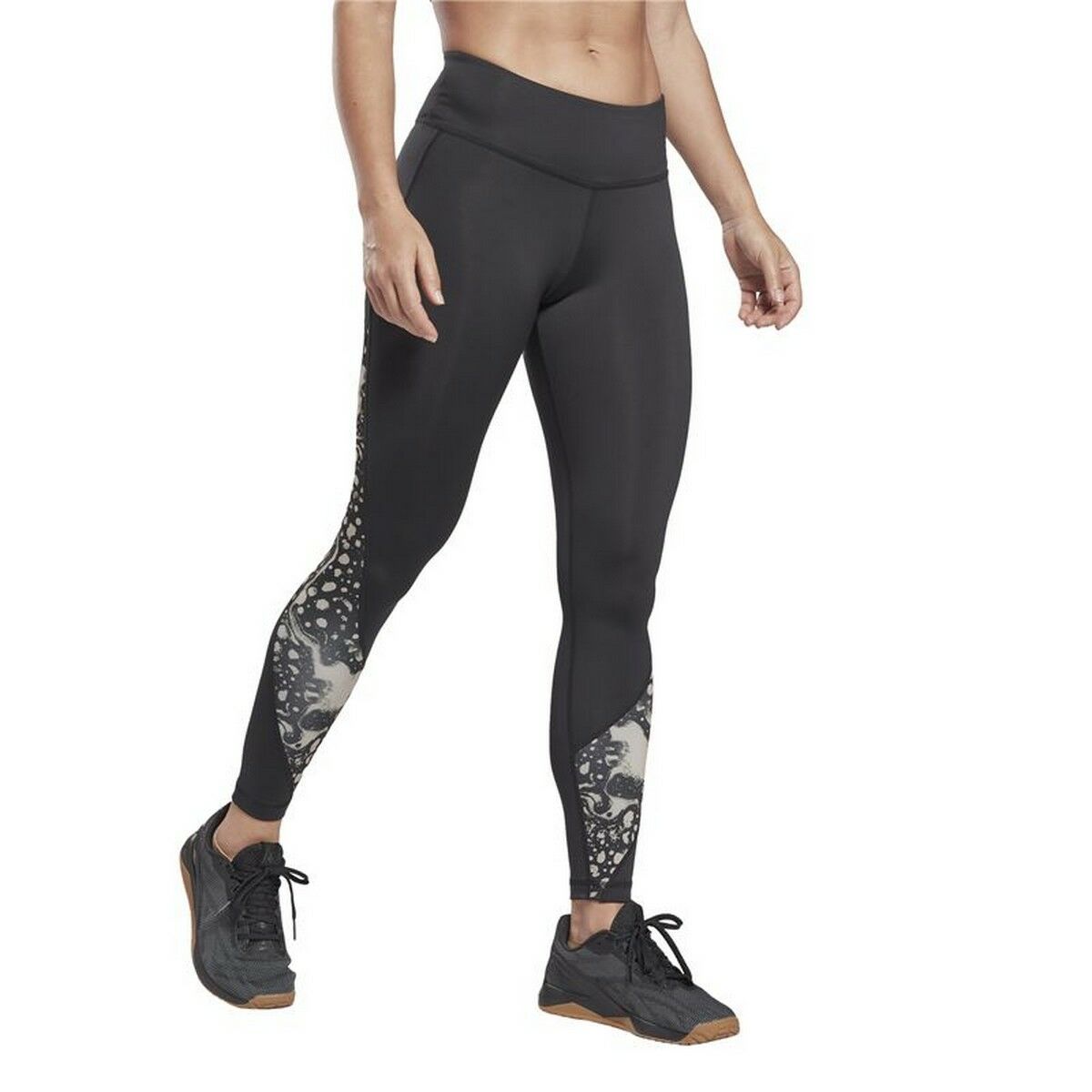 Sport-leggings, Dam Reebok Svart - 2