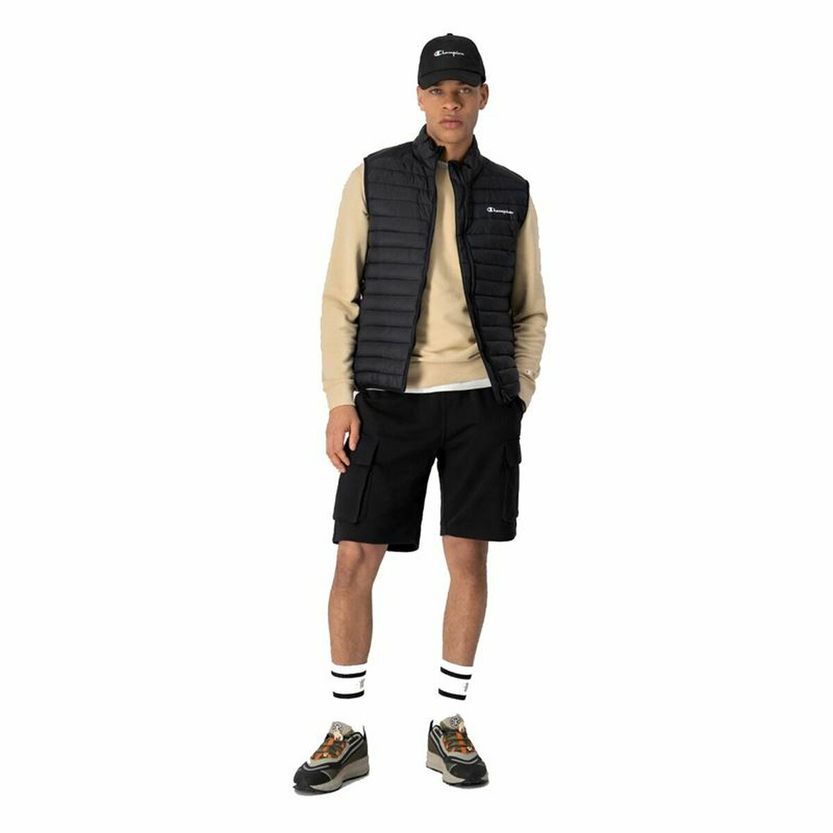 Träningsshorts Champion Cargo  Svart - 7