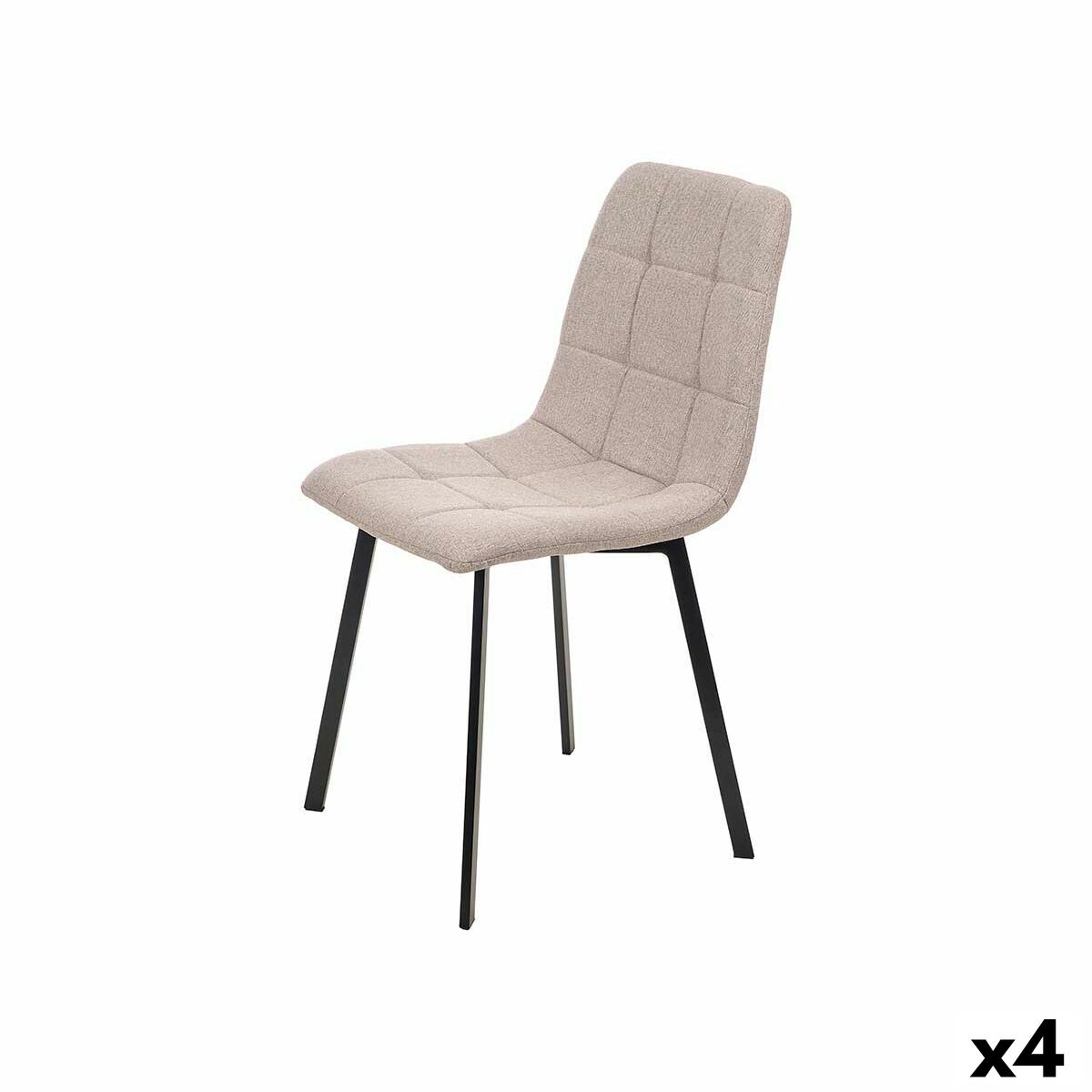 Stol Brun Tyg 45 x 89 x 53 cm Elegant (4 antal)