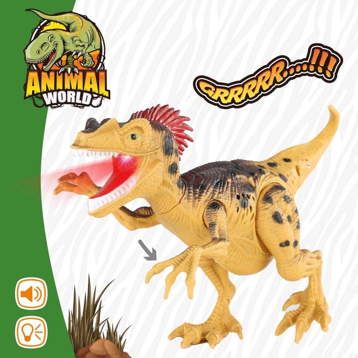 Set med dinosaurier Colorbaby 4 Delar 6 antal 23 x 16,5 x 8 cm Dinosaurier - 6