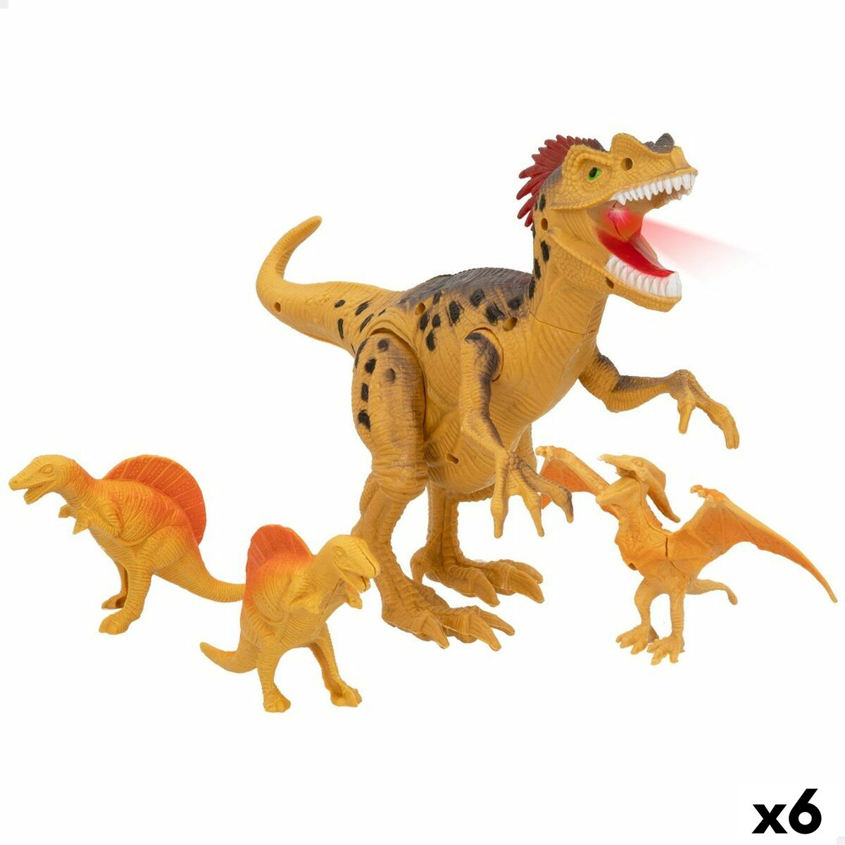 Set med dinosaurier Colorbaby 4 Delar 6 antal 23 x 16,5 x 8 cm Dinosaurier