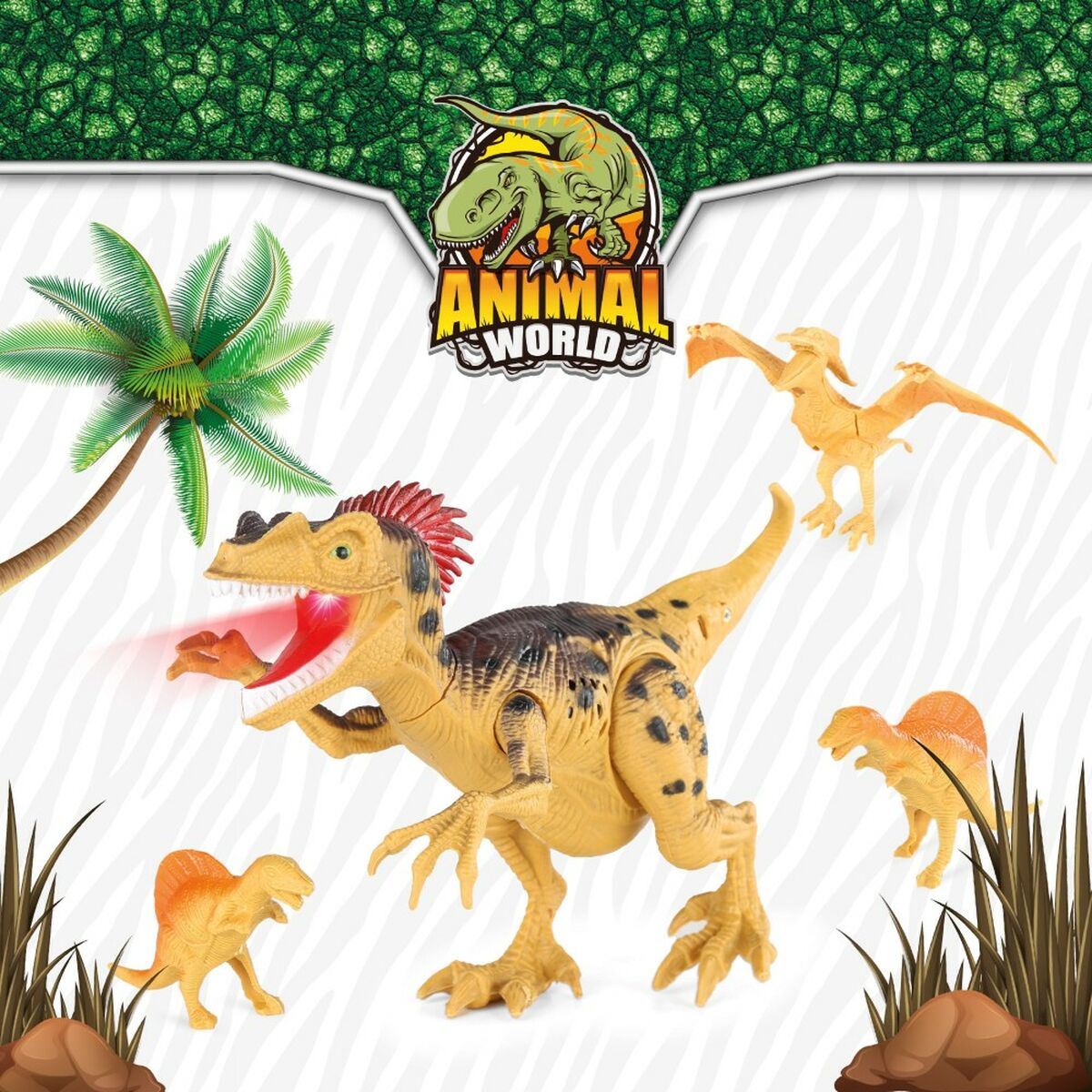 Set med dinosaurier Colorbaby 4 Delar 6 antal 23 x 16,5 x 8 cm Dinosaurier - 3
