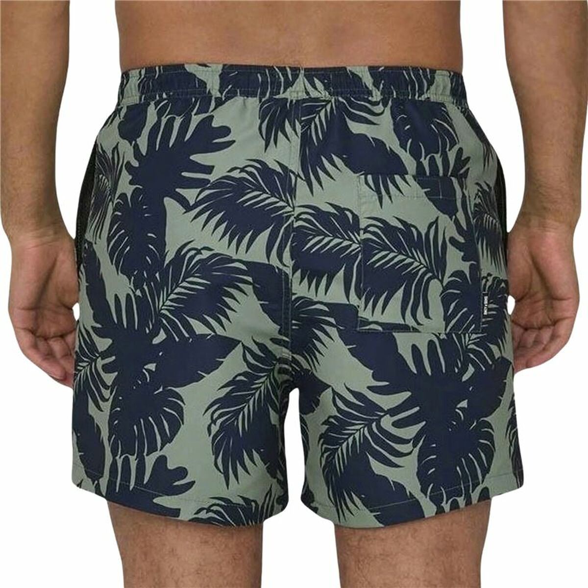 Baddräkt Herr Only & Sons Onsted Life Flower 2 Grön - 4