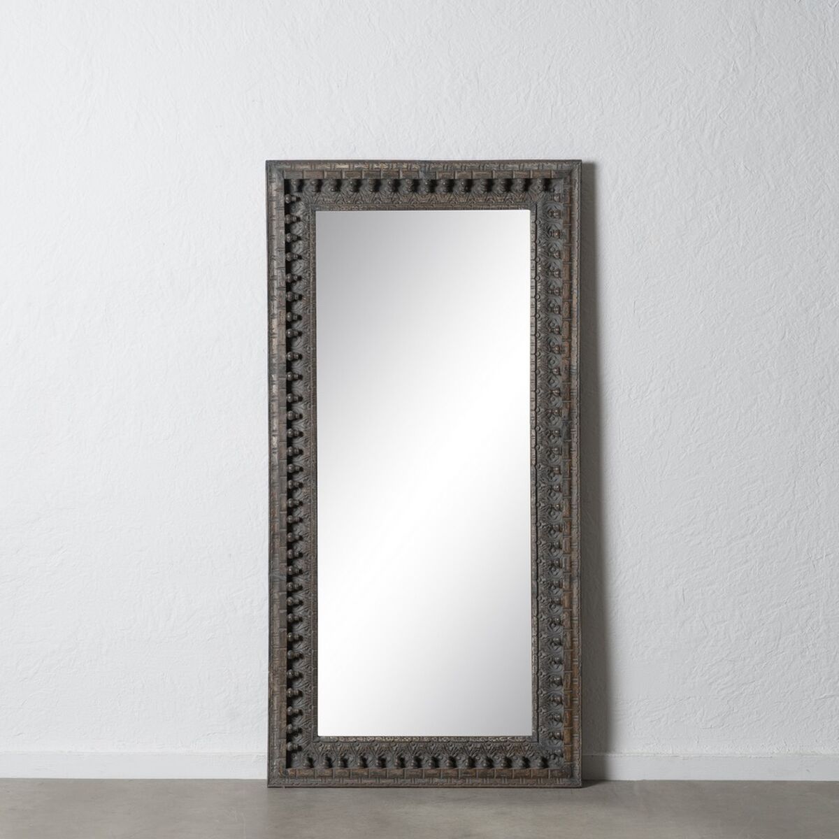 Väggspegel Mörkbrun Vertikalt 84 x 4,5 x 169 cm - 2