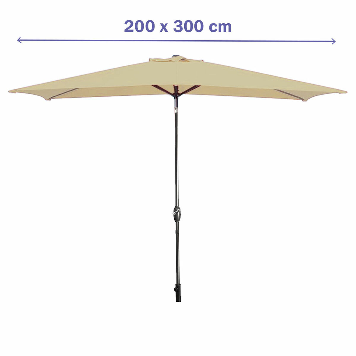 Naperny? Marbueno Brun 200 cm 200 x 300 cm - 2