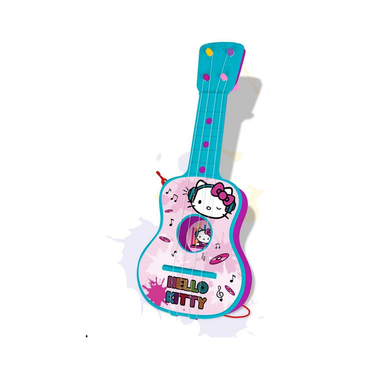 Gitarr för barn Hello Kitty 4 Rep Blå Rosa - 2