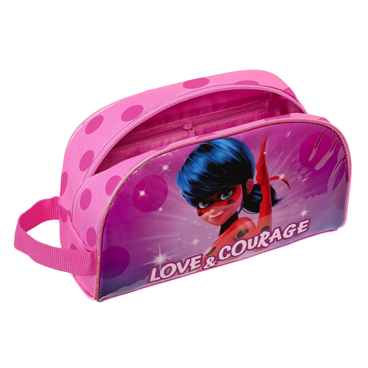 Skolnecessär Lady Bug Fuchsia 26 x 16 x 9 cm - 2