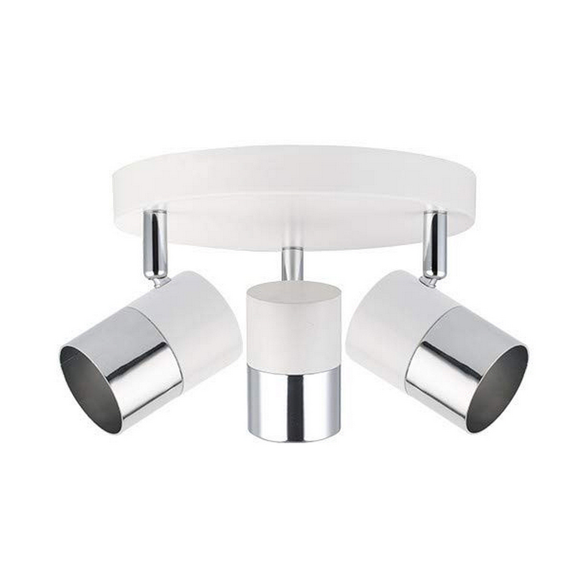 Taklampa EDM 32013 Moon Metall Metall / Glas 50 W 20 x 7,6 x 12,6 cm Vit - 2