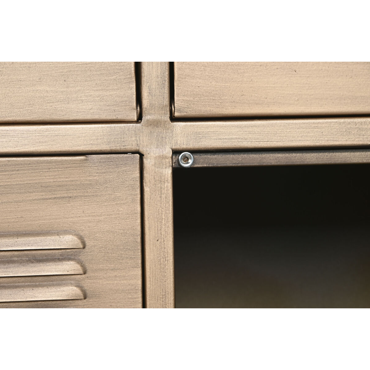 Byrå Home ESPRIT Gyllene Metall Loft 78 x 34 x 70 cm - 6