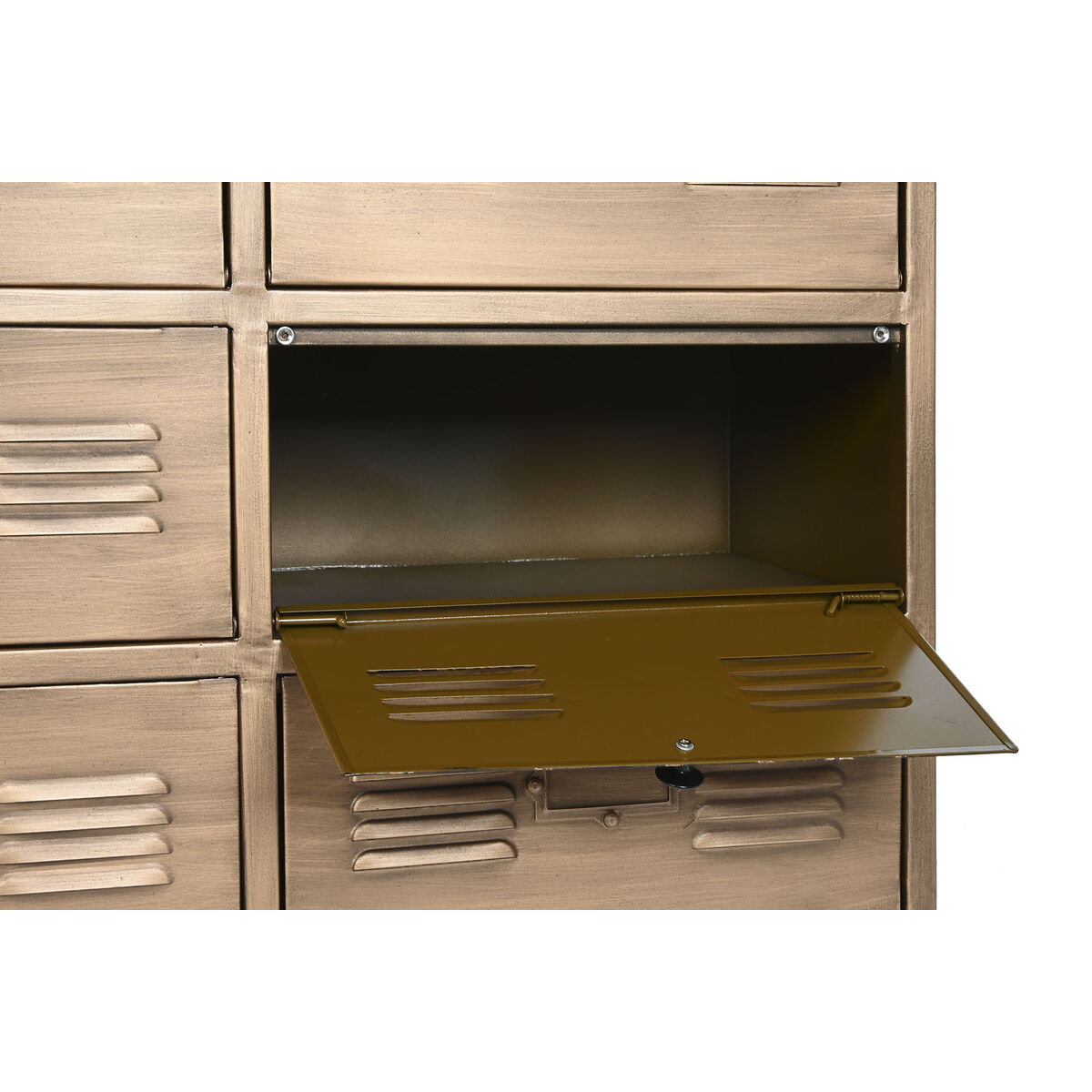 Byrå Home ESPRIT Gyllene Metall Loft 78 x 34 x 70 cm - 7
