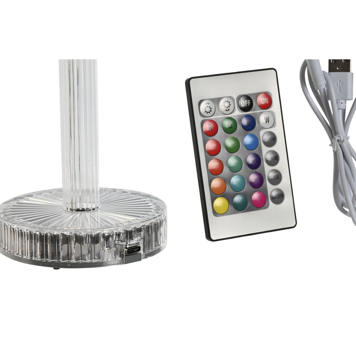 Bordslampa Home ESPRIT 8,5 x 8,5 x 23,5 cm - 6