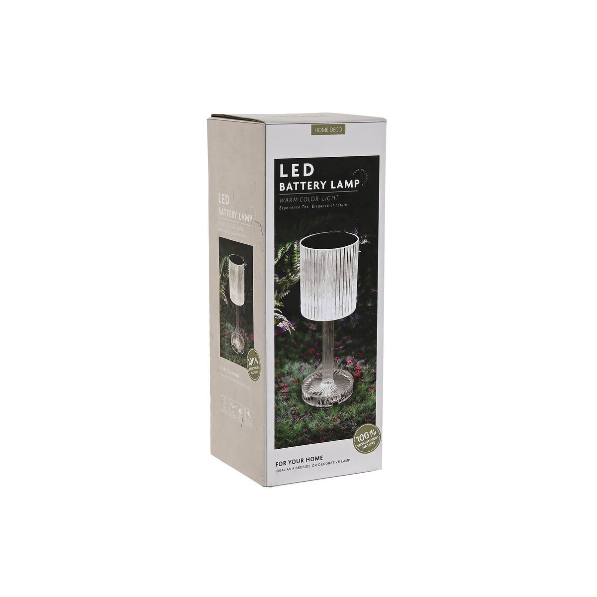 Bordslampa Home ESPRIT 8,5 x 8,5 x 23,5 cm - 3