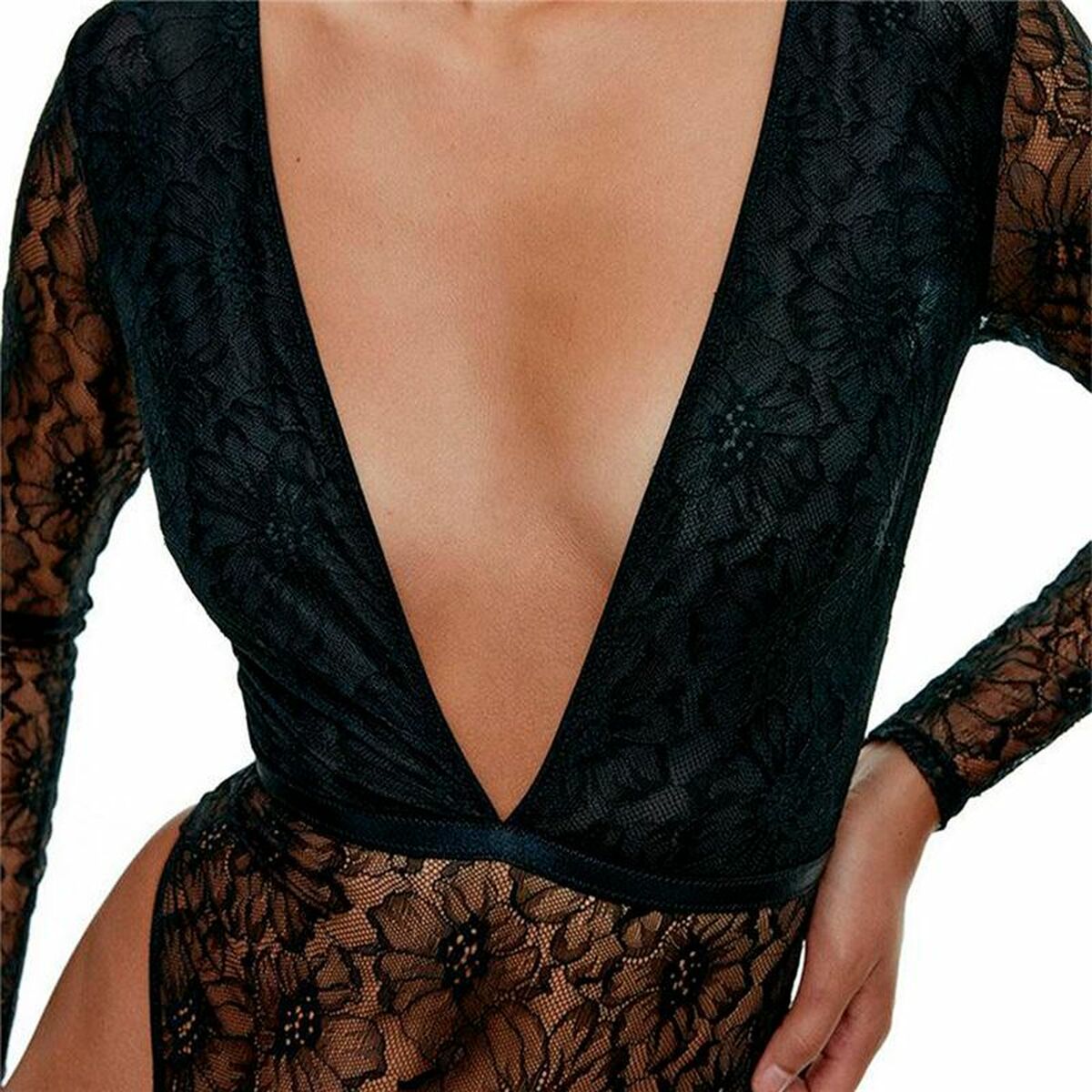 Trikåer Black Limba  Long Sleeve Sade Svart - 4