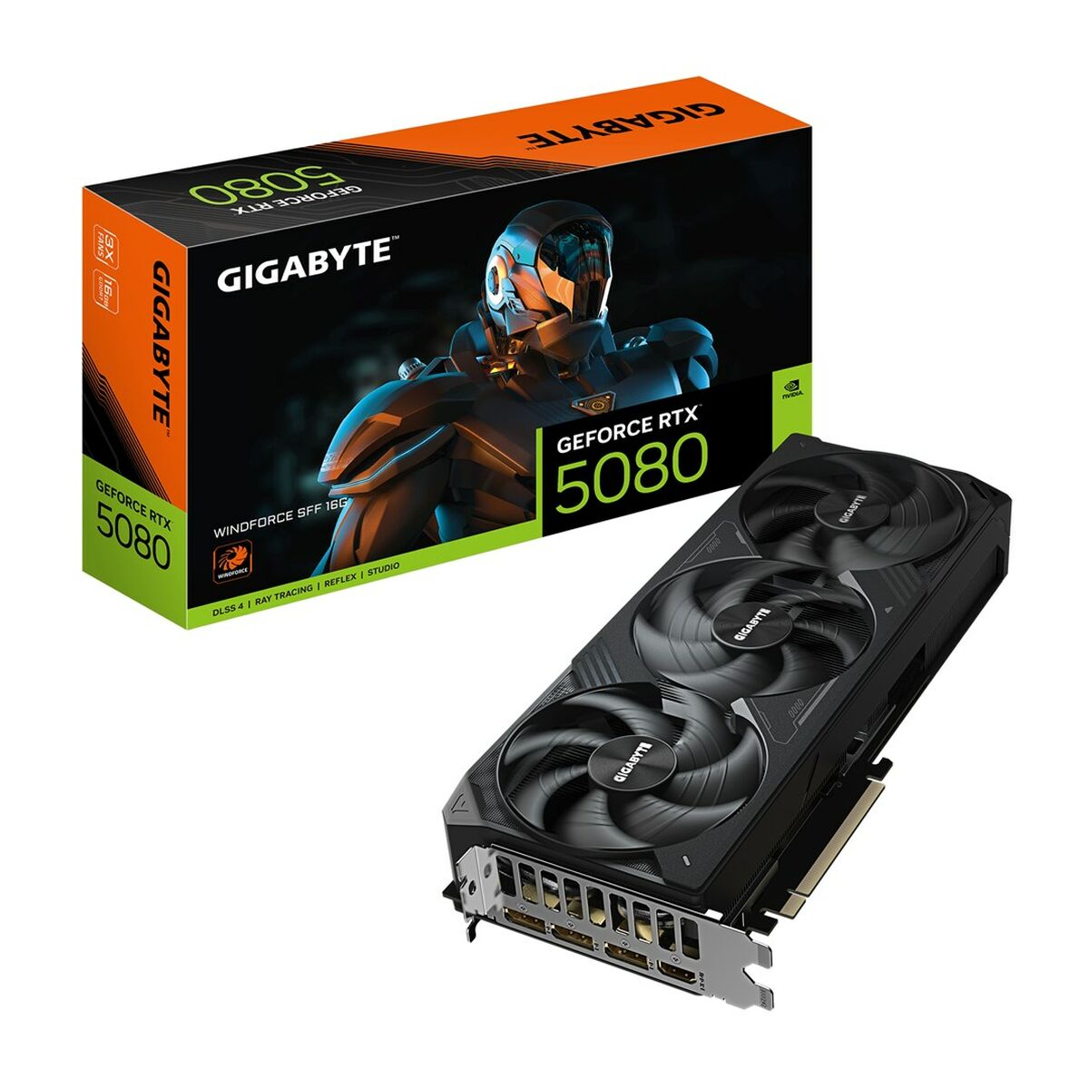 Grafikkort Gigabyte GV-N5080WF3-16GD GEFORCE RTX 5080 16 GB GDDR7