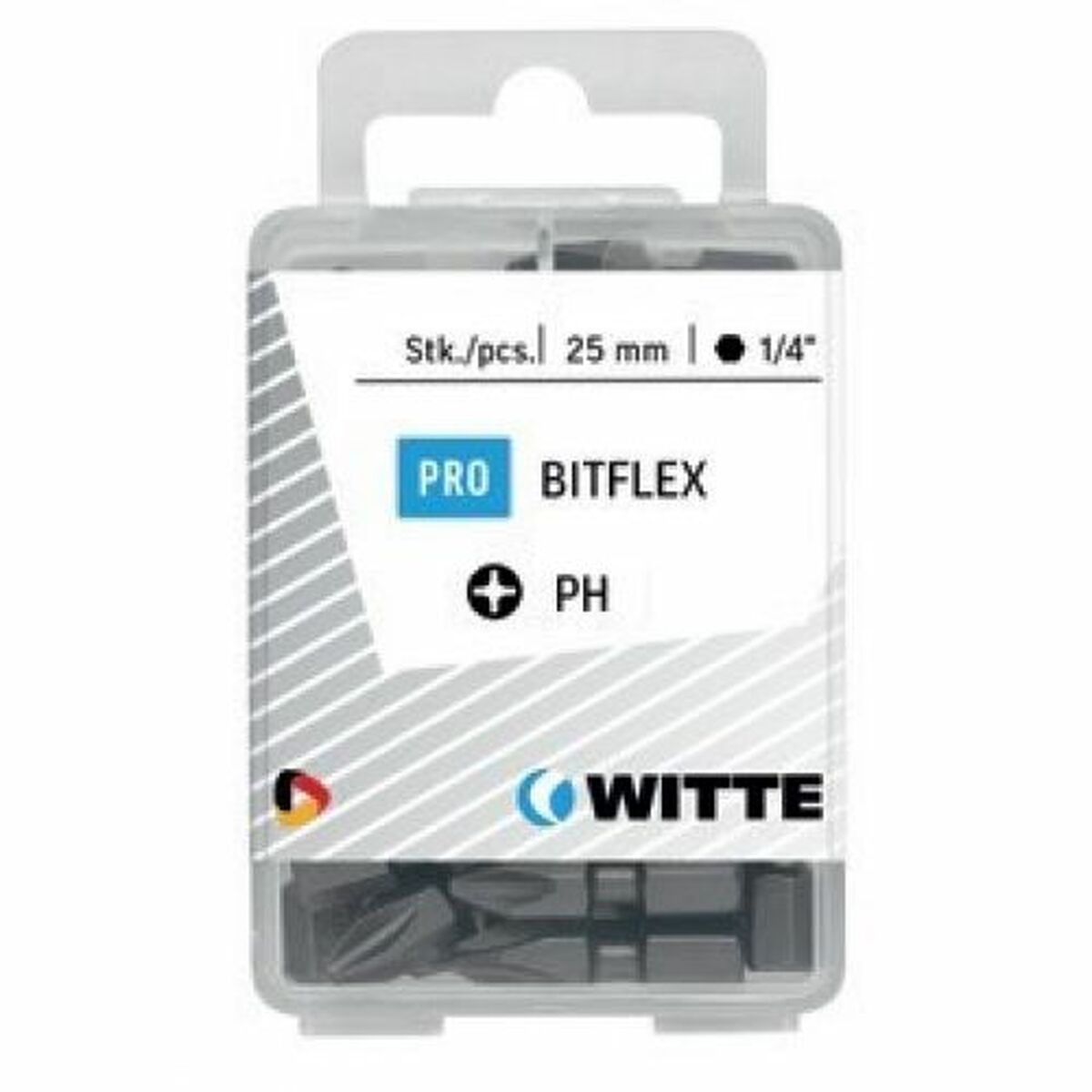 Bitssats WITTE PH 1 BITFLEX PH1 25 antal 25 Delar