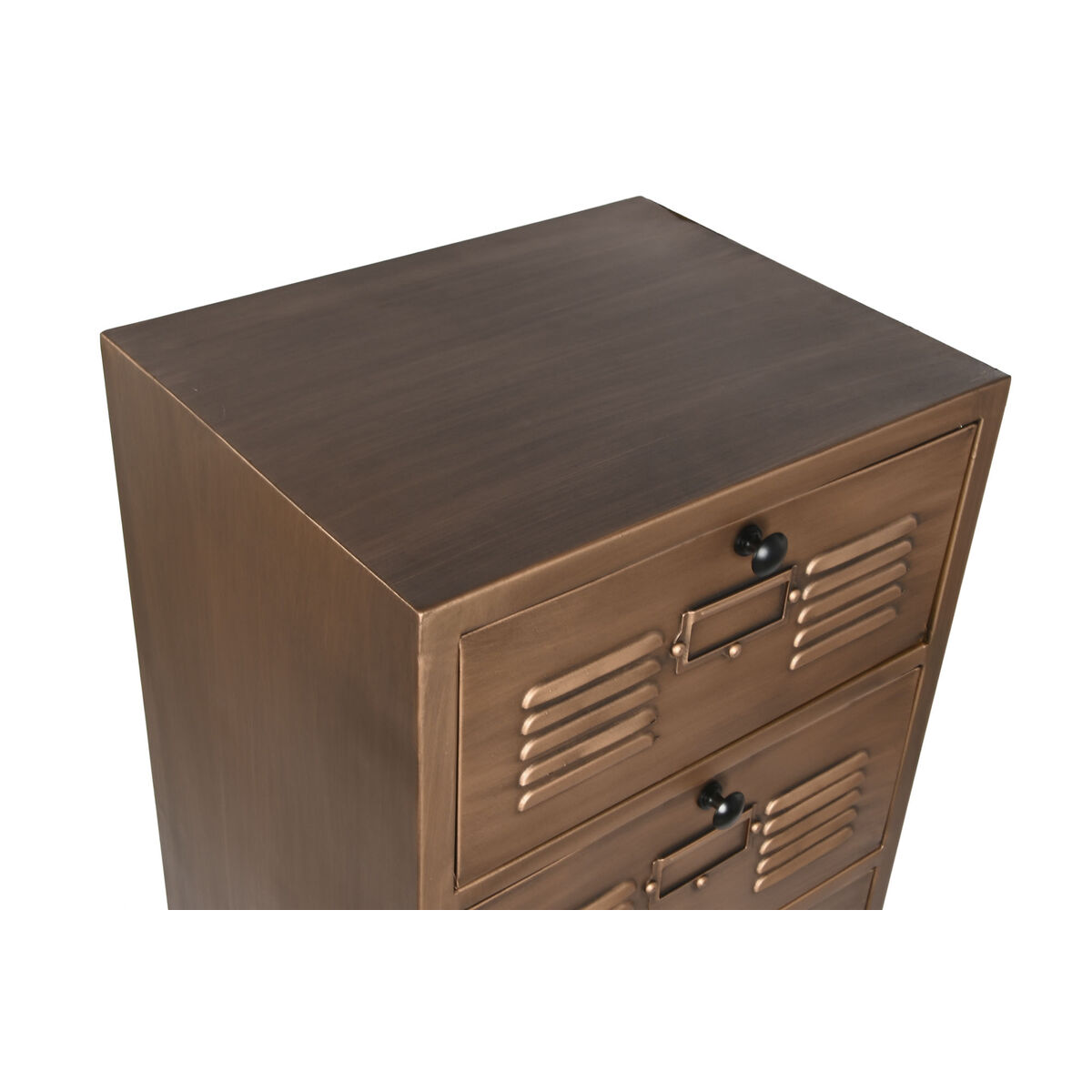 Byrå Home ESPRIT Gyllene Metall Loft 40 x 34 x 139 cm - 7