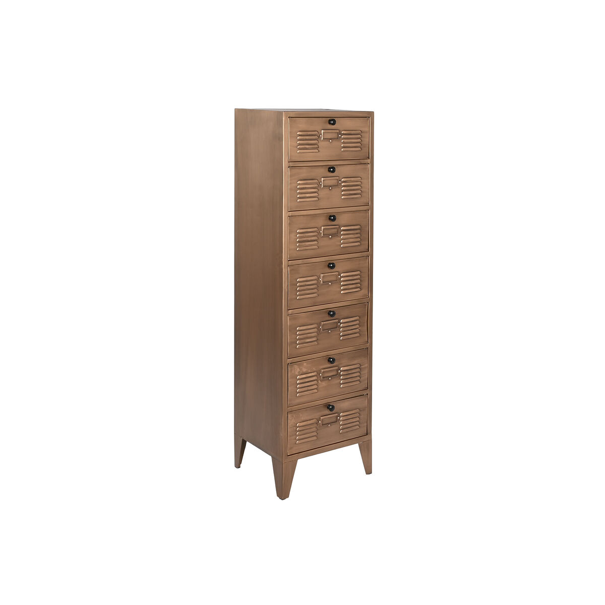 Byrå Home ESPRIT Gyllene Metall Loft 40 x 34 x 139 cm - 8