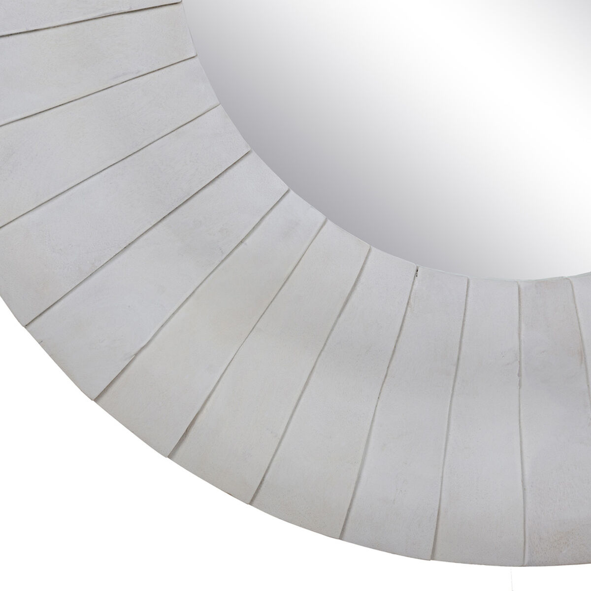 Väggspegel Vit 102 x 6 x 102 cm - 3