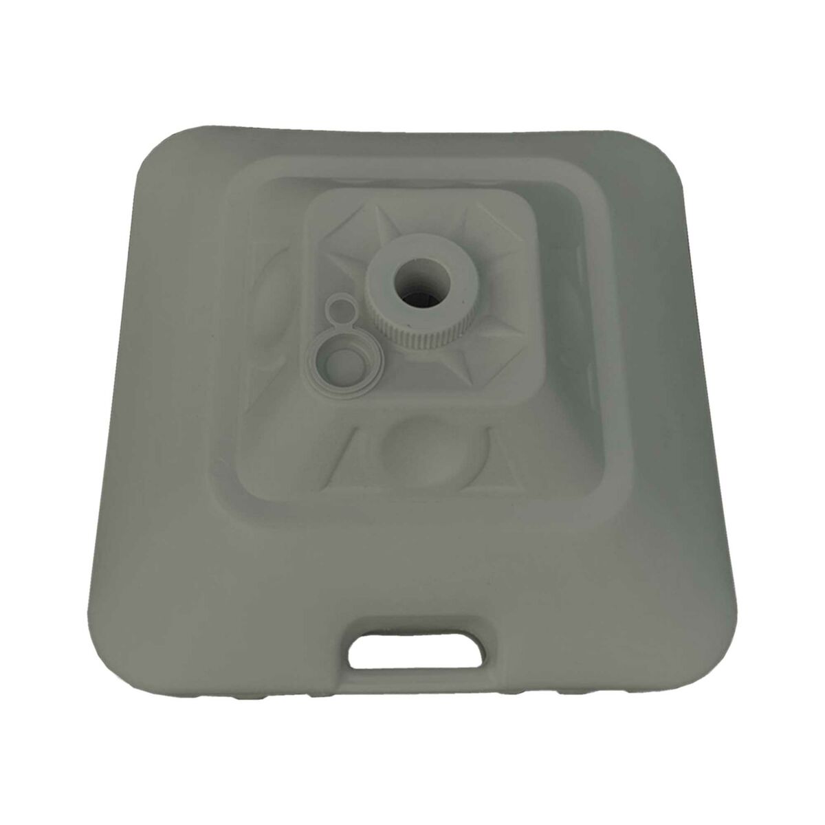Parasollfot Marbueno Vit 45 x 27 x 45 cm Fyrkantig