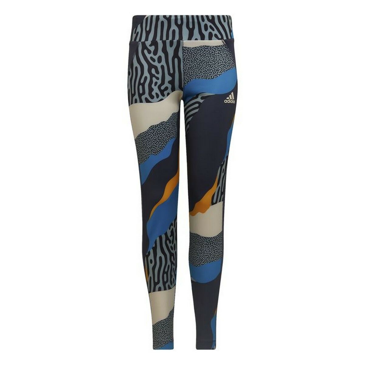 Sport-leggings, Barn Adidas Multicolour Blå - 4