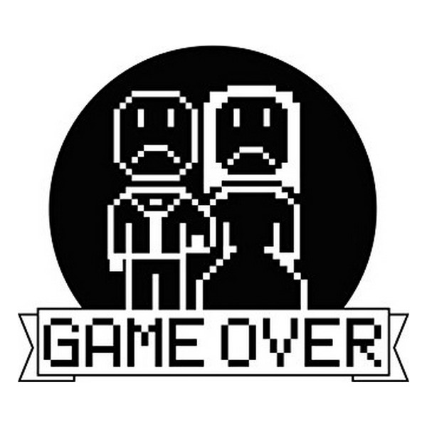 Klistermärke för bilar Game Over