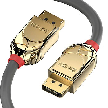 DisplayPort Kabel LINDY 2 m Gyllene