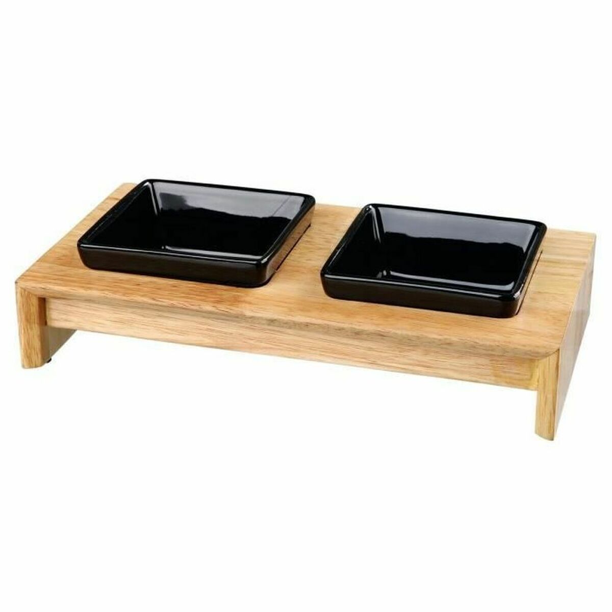 Hundmatare Trixie 24820 Double Trä Keramik 200 ml 28 x 5 x 15 cm - 3