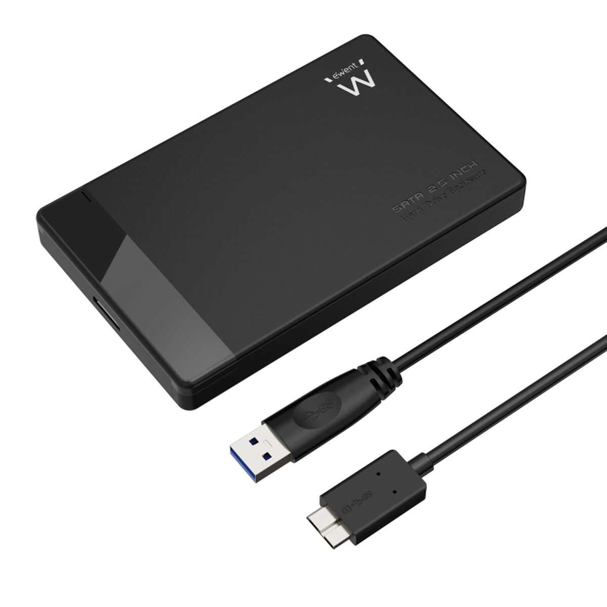 Externlåda Ewent EW7049 Svart 2,5"