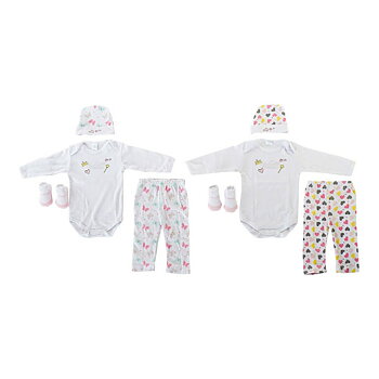 Baby-kit DKD Home Decor 0-6 månader 2 Delar