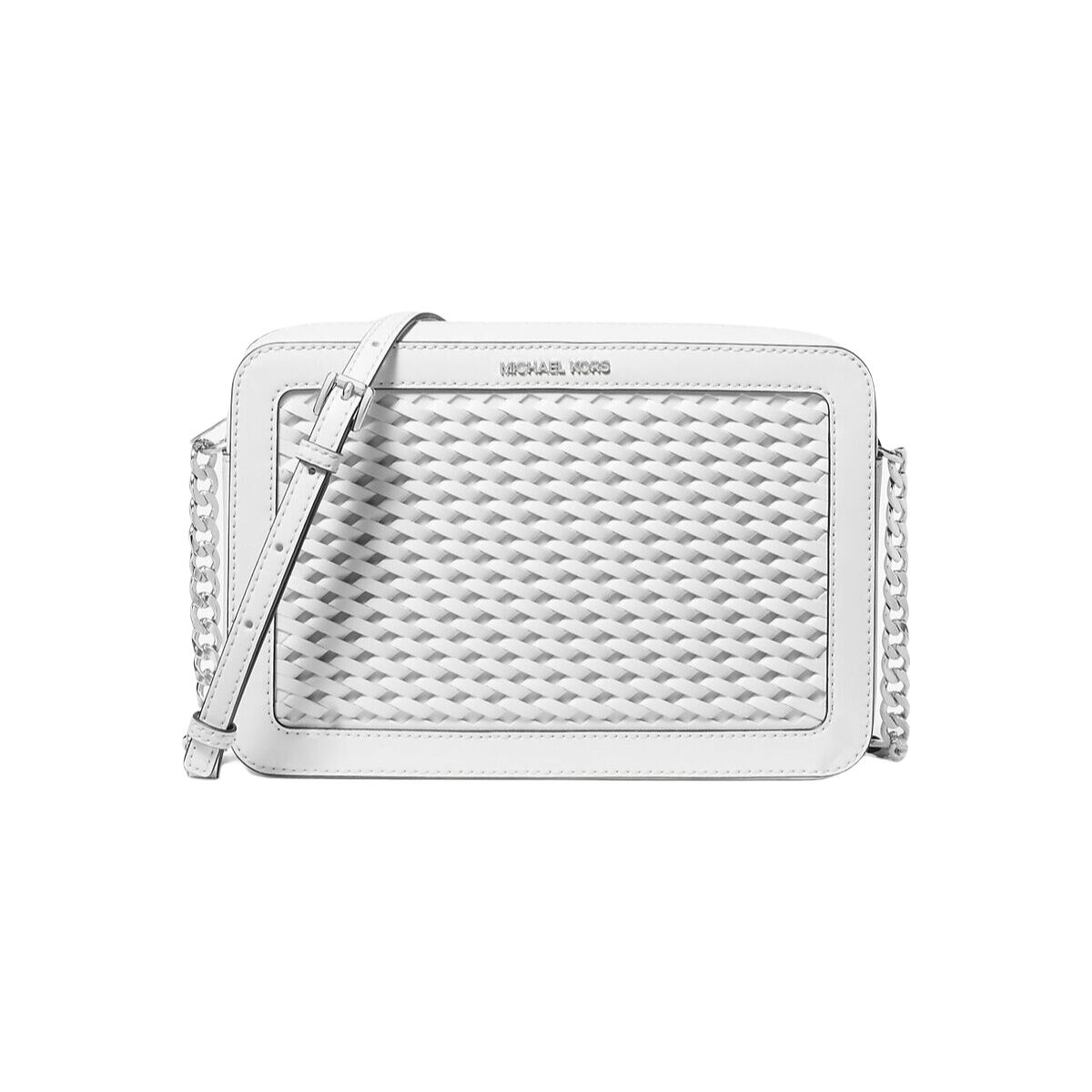 Axelväska Michael Kors 35T5STTC3Y-OPTIC-WHITE Vit 24 x 16 x 5 cm