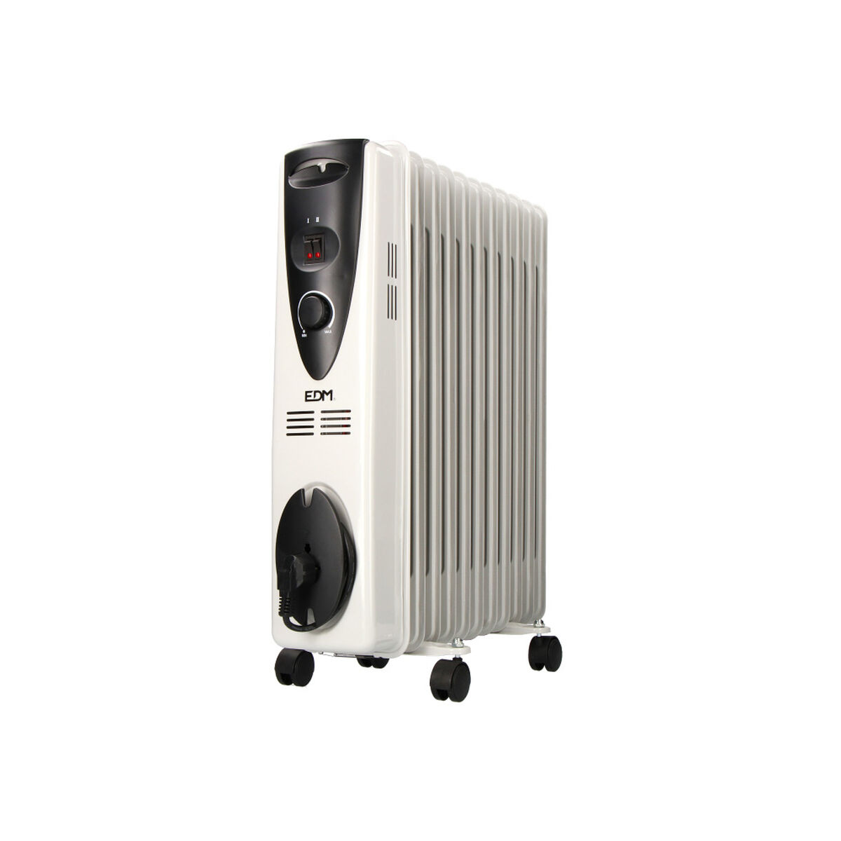 Oljeelement (11 ribbor) EDM 07123 07123 Vit 2500 W - 4