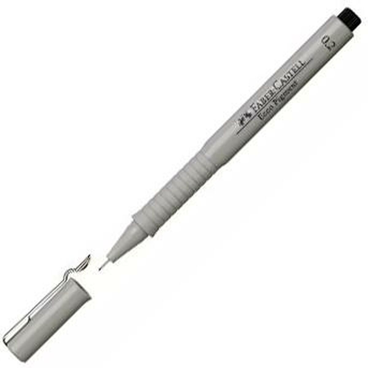 Tuschpennor Faber-Castell Ecco Pigment 0,2 mm Svart (10 antal) - 2