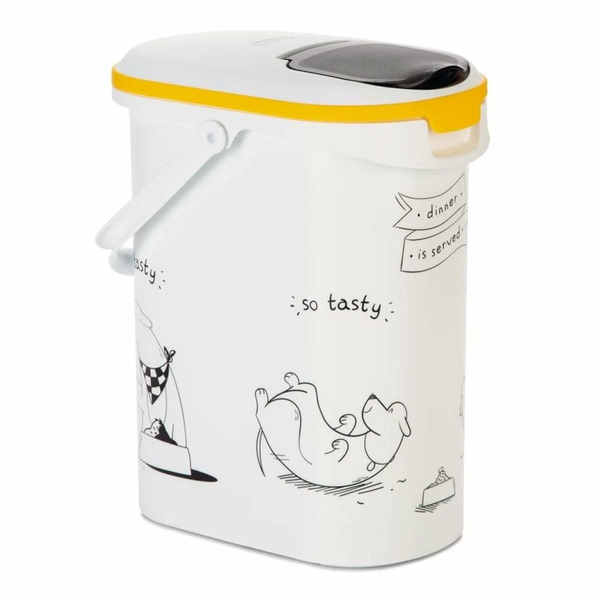 Behållare för husdjursfoder Curver 794092 Vit Plast 4 Kg 10 L - 6