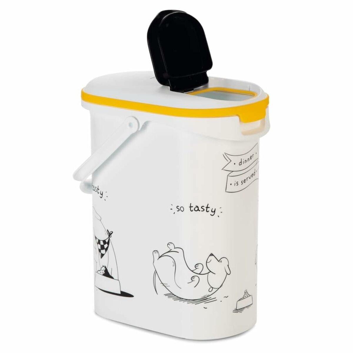 Behållare för husdjursfoder Curver 794092 Vit Plast 4 Kg 10 L - 4