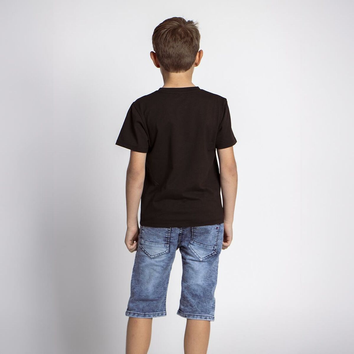 Barn T-shirt med kortärm Sonic Svart - 3