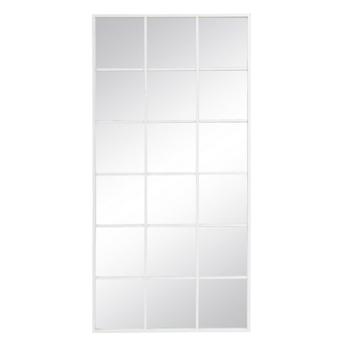 Väggspegel Vit Vertikalt Fönster 90 x 3 x 180 cm