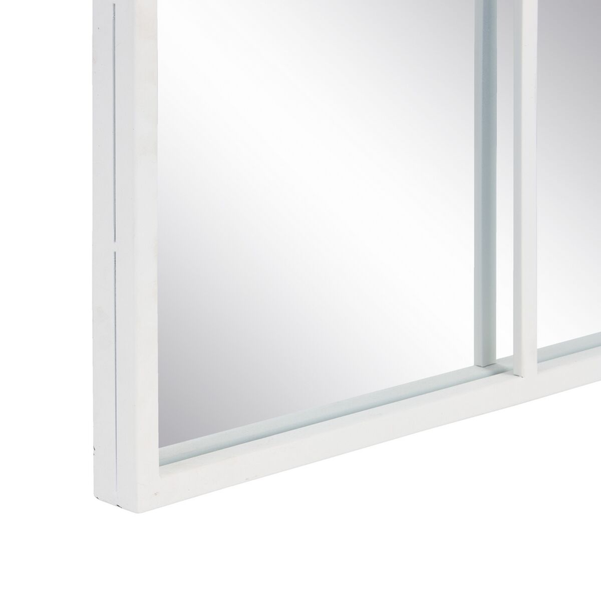 Väggspegel Vit Vertikalt Fönster 90 x 3 x 180 cm - 4