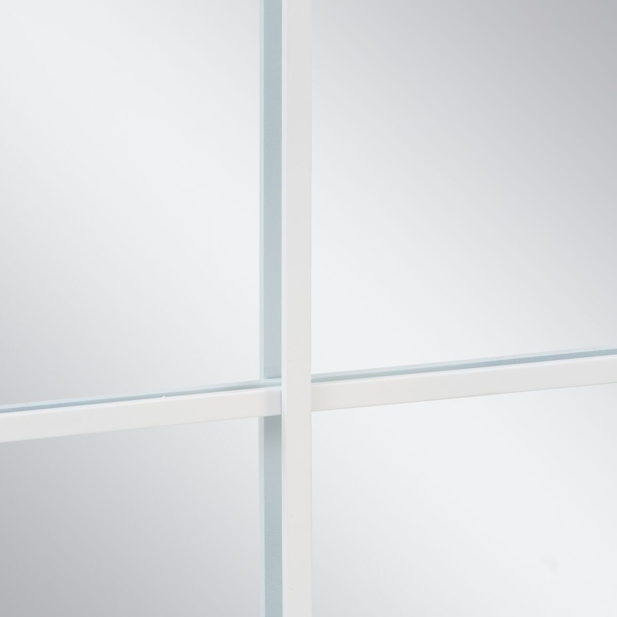 Väggspegel Vit Vertikalt Fönster 90 x 3 x 180 cm - 5