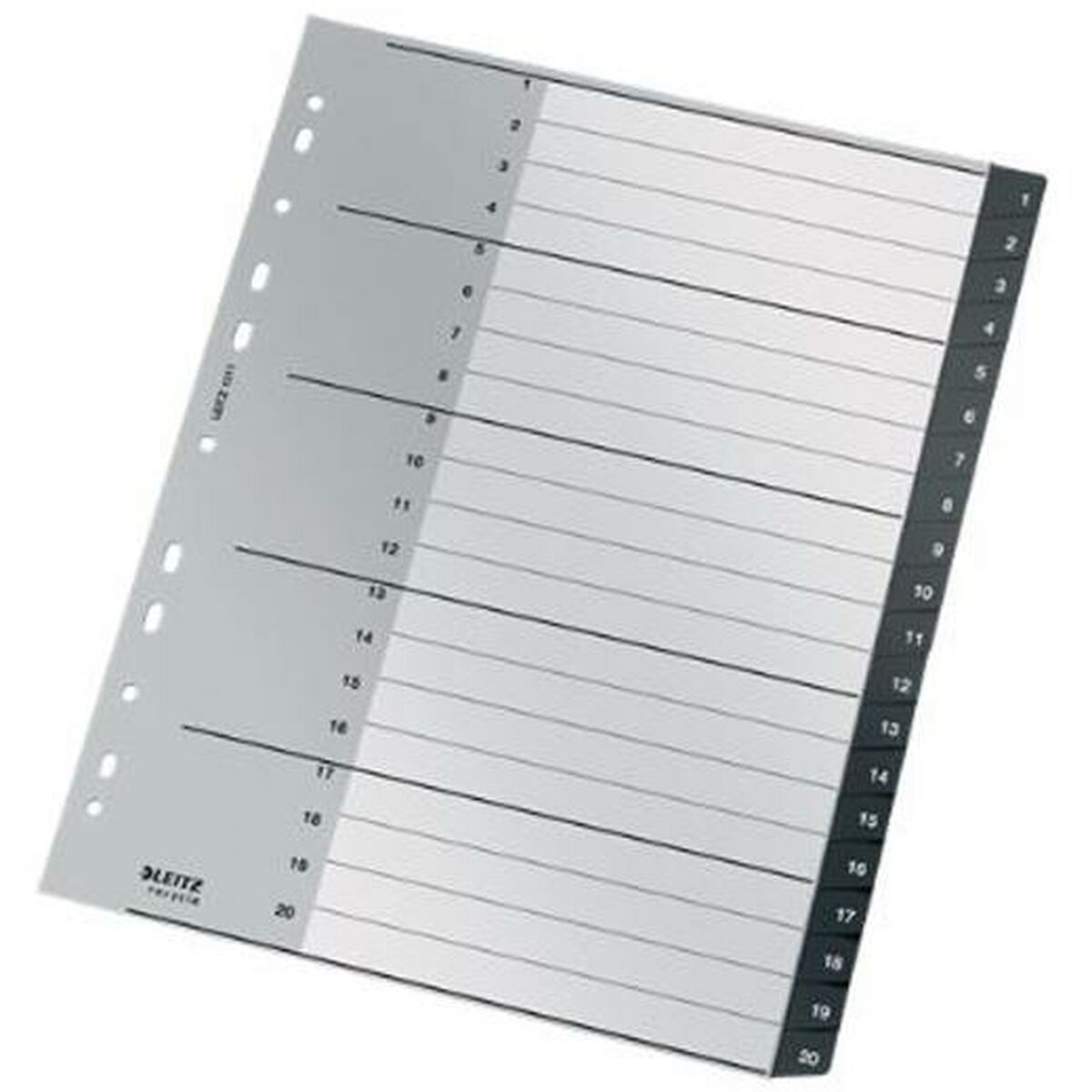 Separatorer Leitz 12110000 Svart A4 (10 antal) - 2