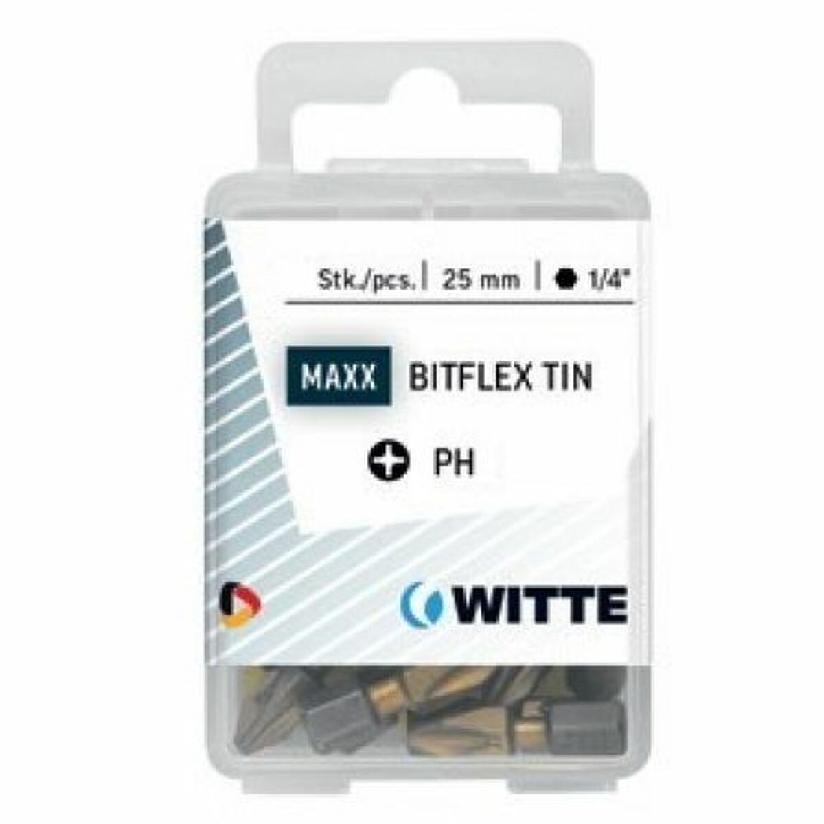Bitssats WITTE PH 1 BITFLEX TIN PH1 15 antal 15 Delar