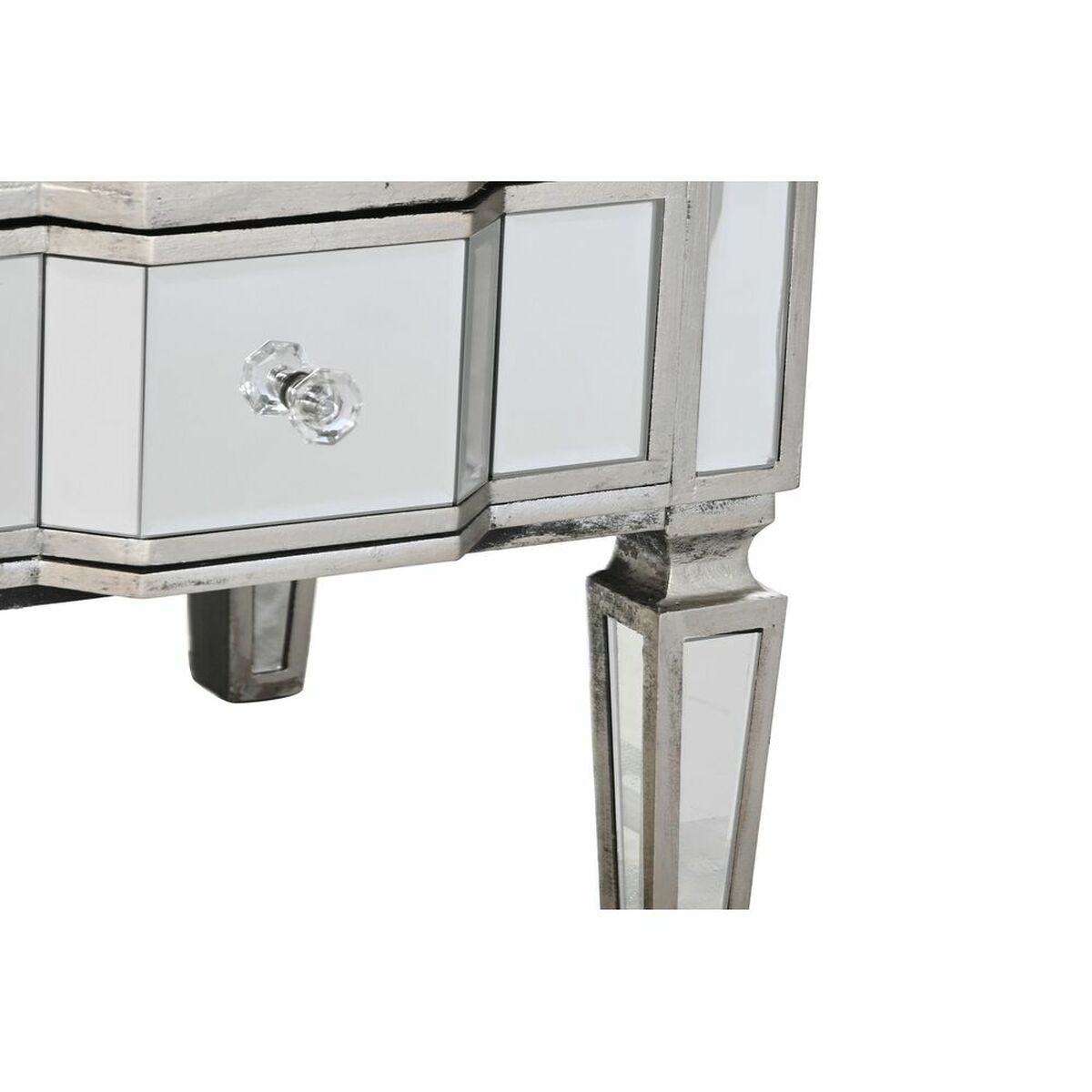 Väggspegel DKD Home Decor Silvrig (Renoverade B) - 4