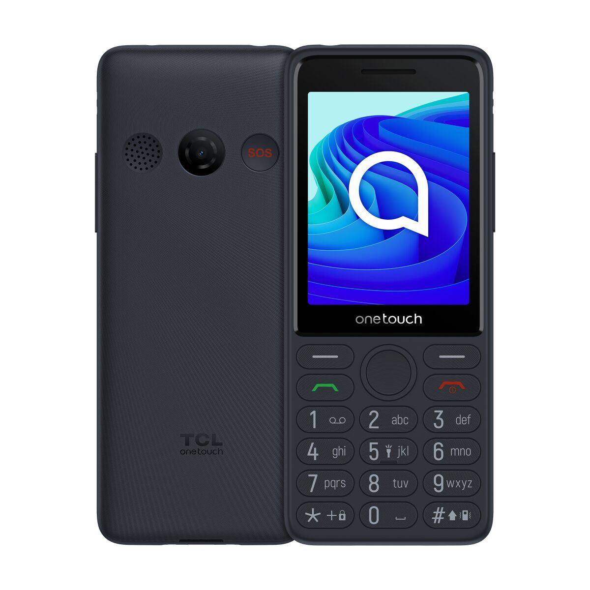 Mobiltelefon för seniorer TCL T312D1-3ALCA112 Svart 128 GB 2,8" 75"
