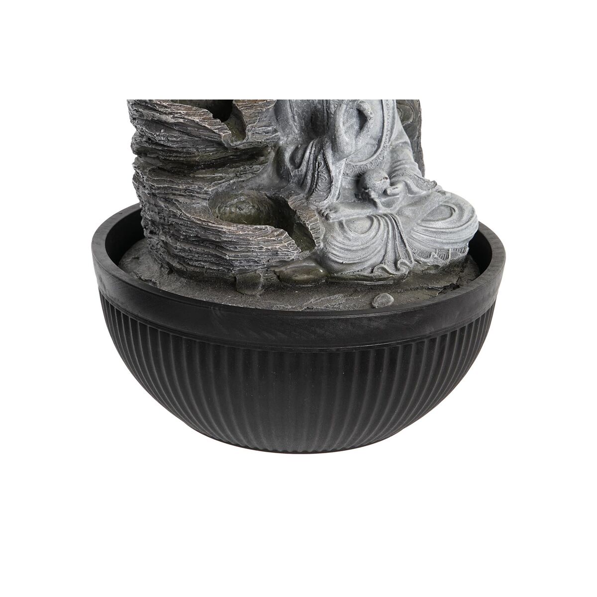 Szök?kút DKD Home Decor 21 x 21 x 25 cm Buddha Harts Orientalisk (2 antal) - 3
