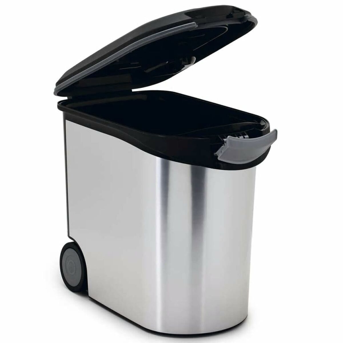 Hundmatsburk i metall Curver Silvrig polypropen 35 L 12 kg - 4