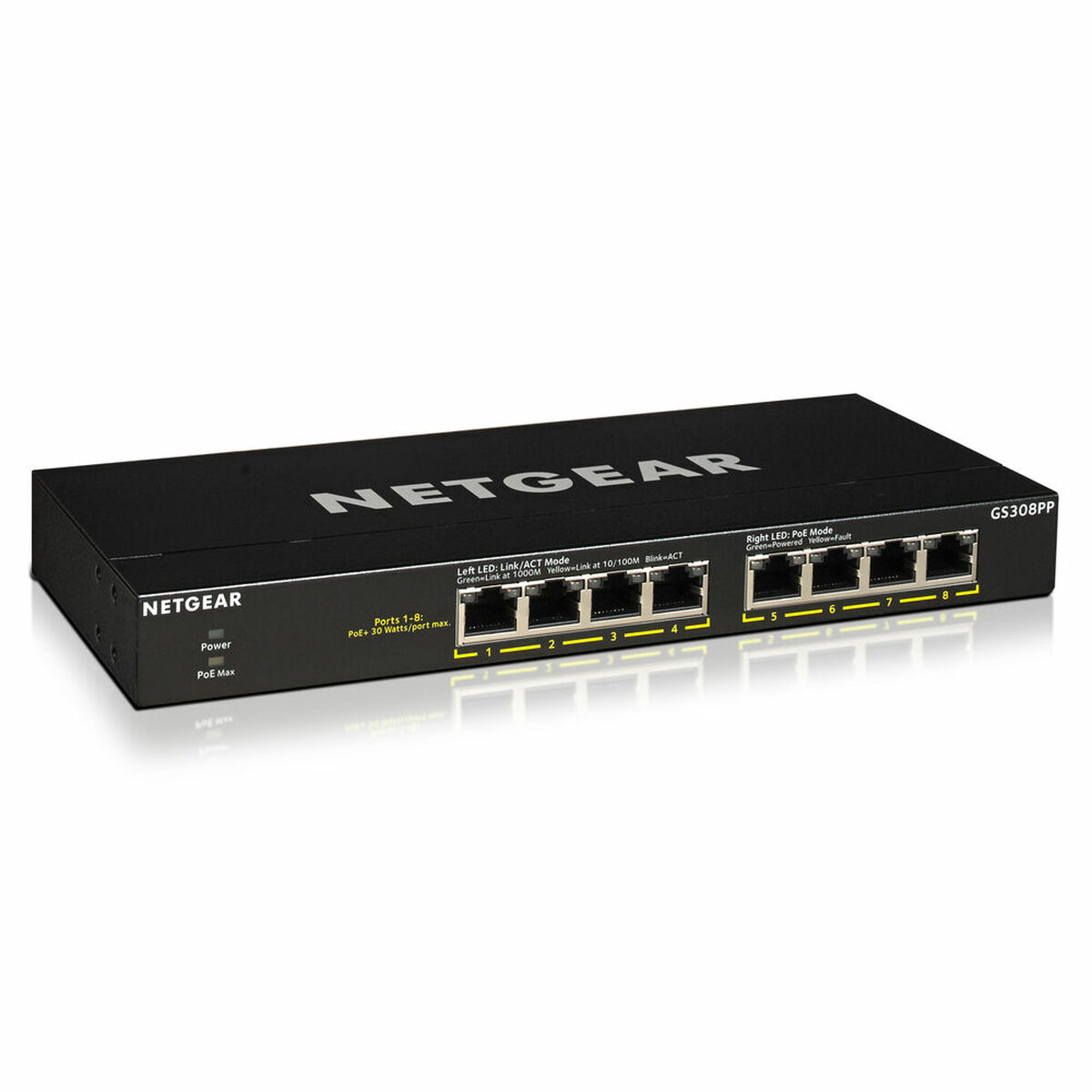 Switch Netgear GS308PP-100EUS RJ-45 - 2