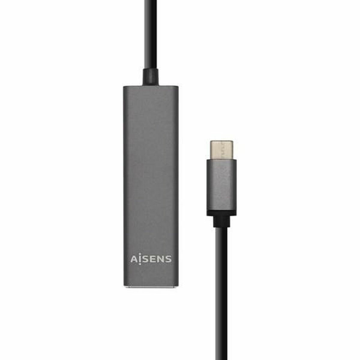 USB-HUB Aisens A109-0403 Grå Antracitgrå - 2