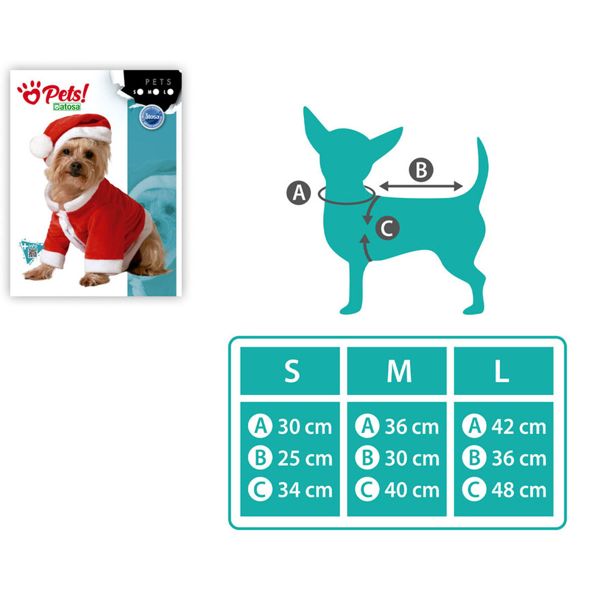 Hundkostym Tomte - 3