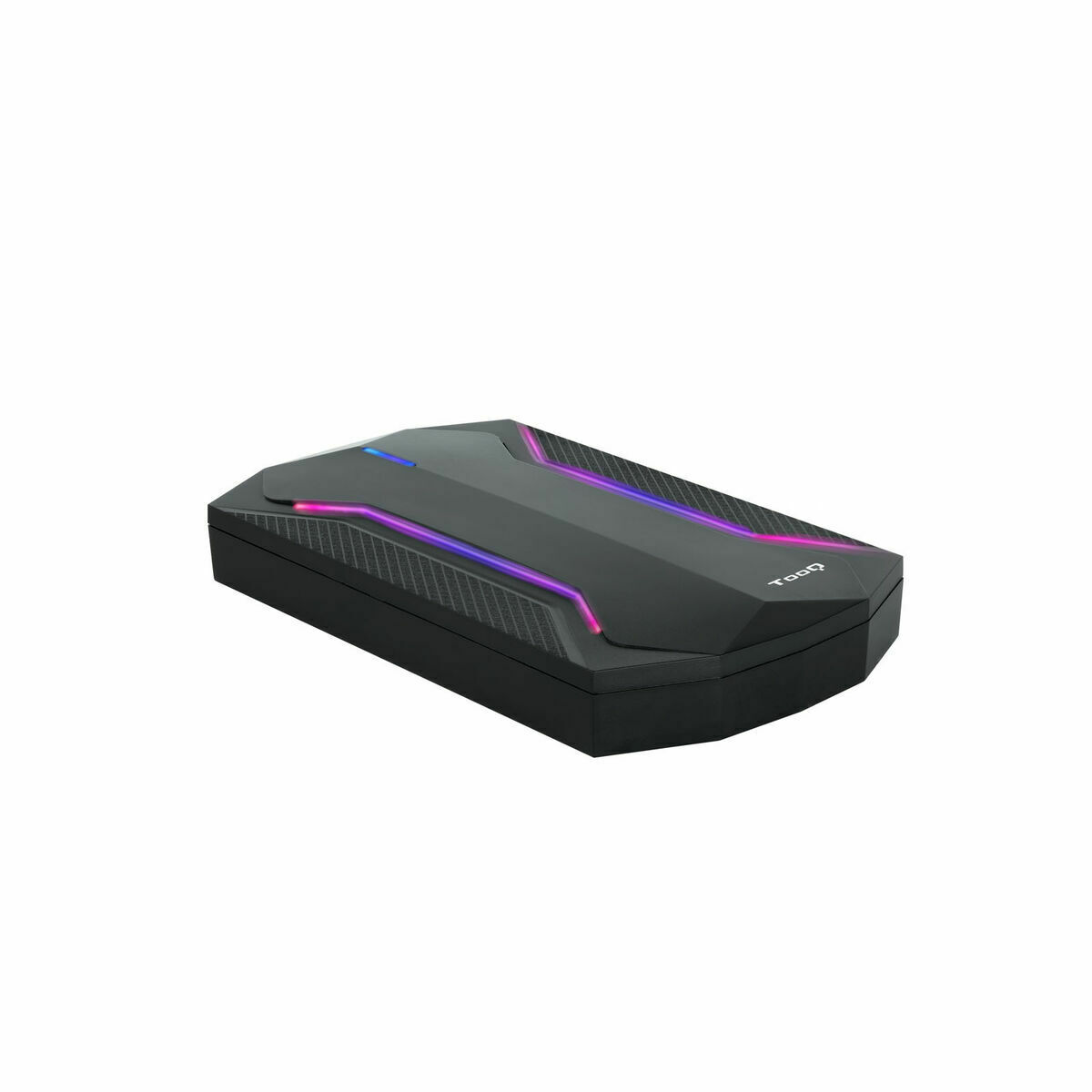 Hårddiskkabinett TooQ TQE-2599RGB Svart USB Micro-USB Micro USB B USB 3.2