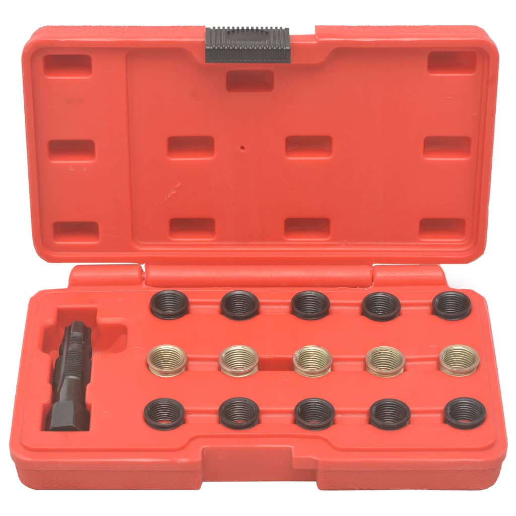vidaXL Reparationssats för tändstiftsgängor 16 delar M14x1,25 - 2
